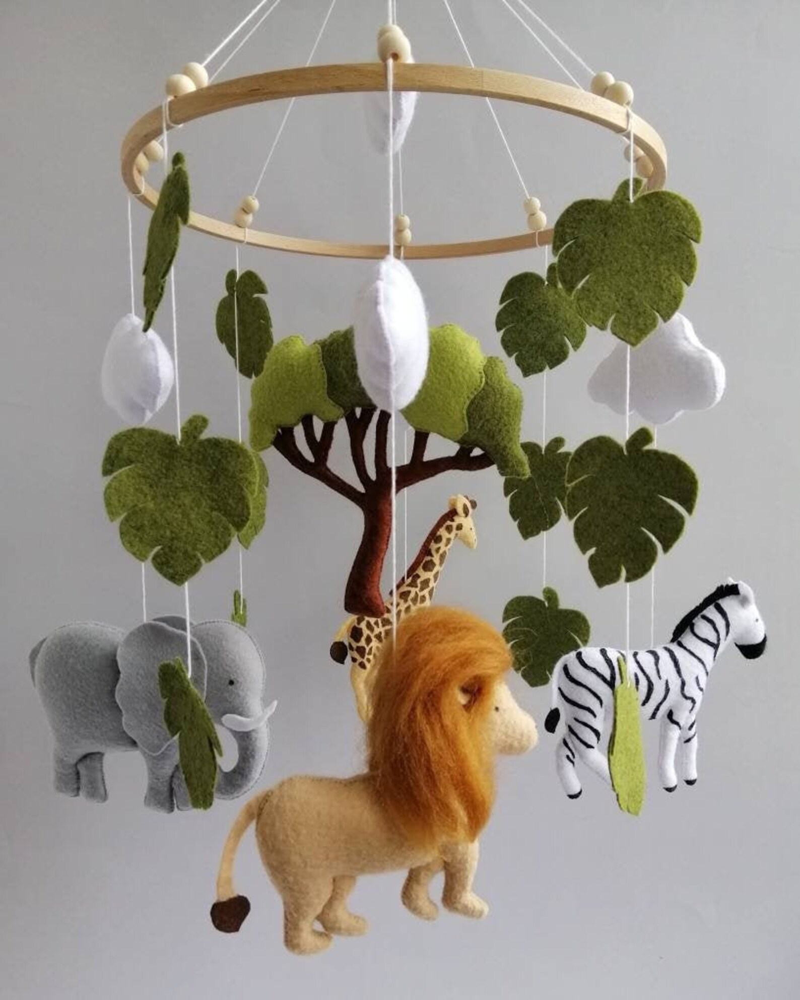Safari animals mobile Jungle animals nursery African animals Etsy