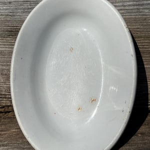 Vintage J&G Meakin Ironstone Platter 6.25” X 4” Soap Dish
