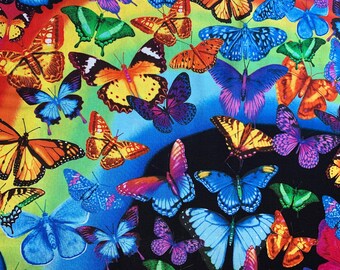 Butterflies Fabric Etsy