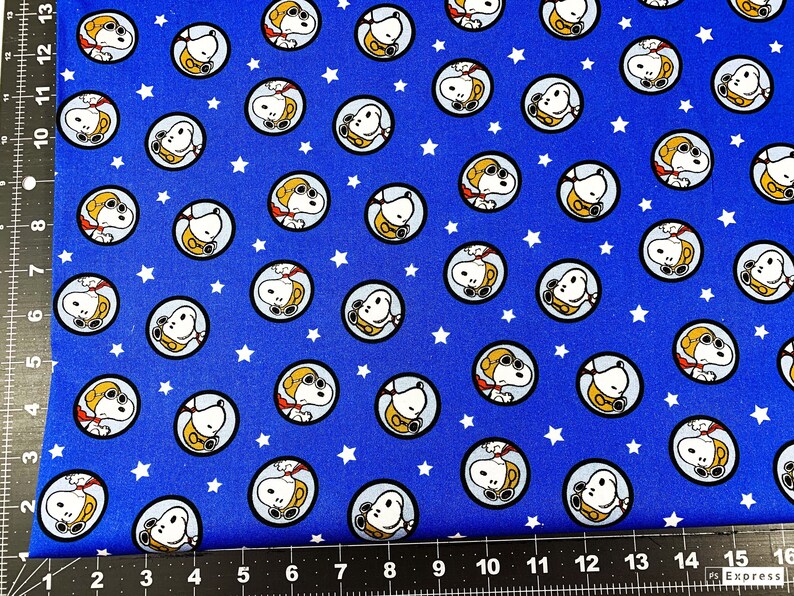 Snoopy Fabric by the Yard by Springs Creative Dog Fabric Etsy