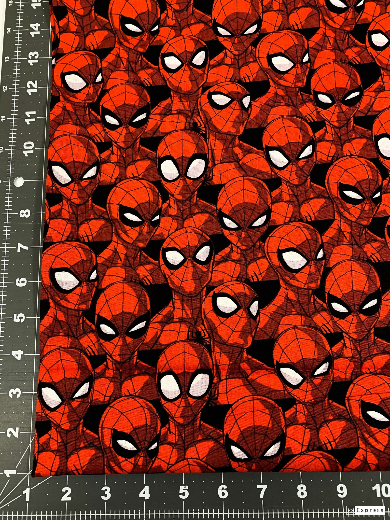 Marvel Spiderman cotton fabric by the yard Spiderman fabric Etsy