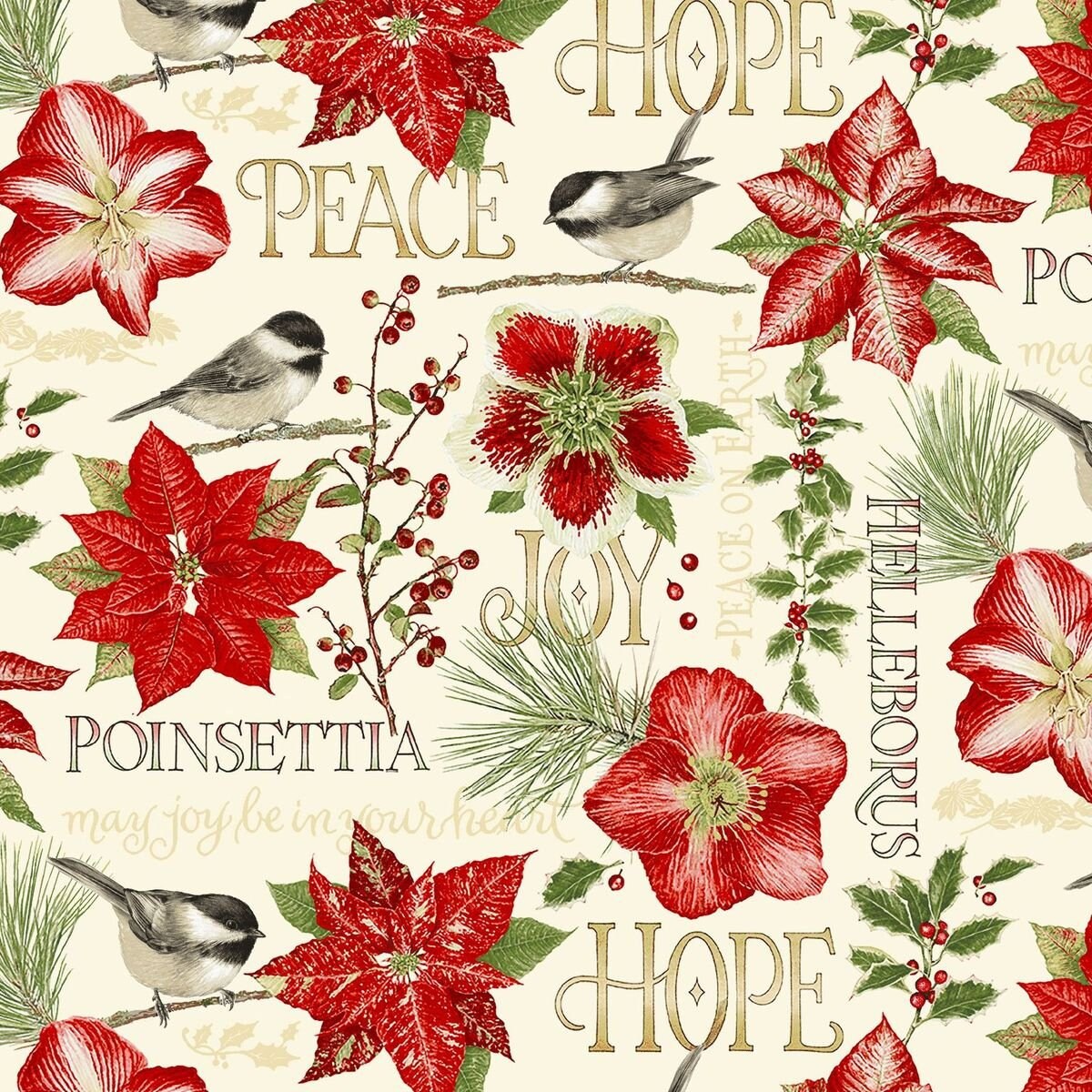 Holiday fabric by the yard Christmas fabric 9549 Christmas | Etsy