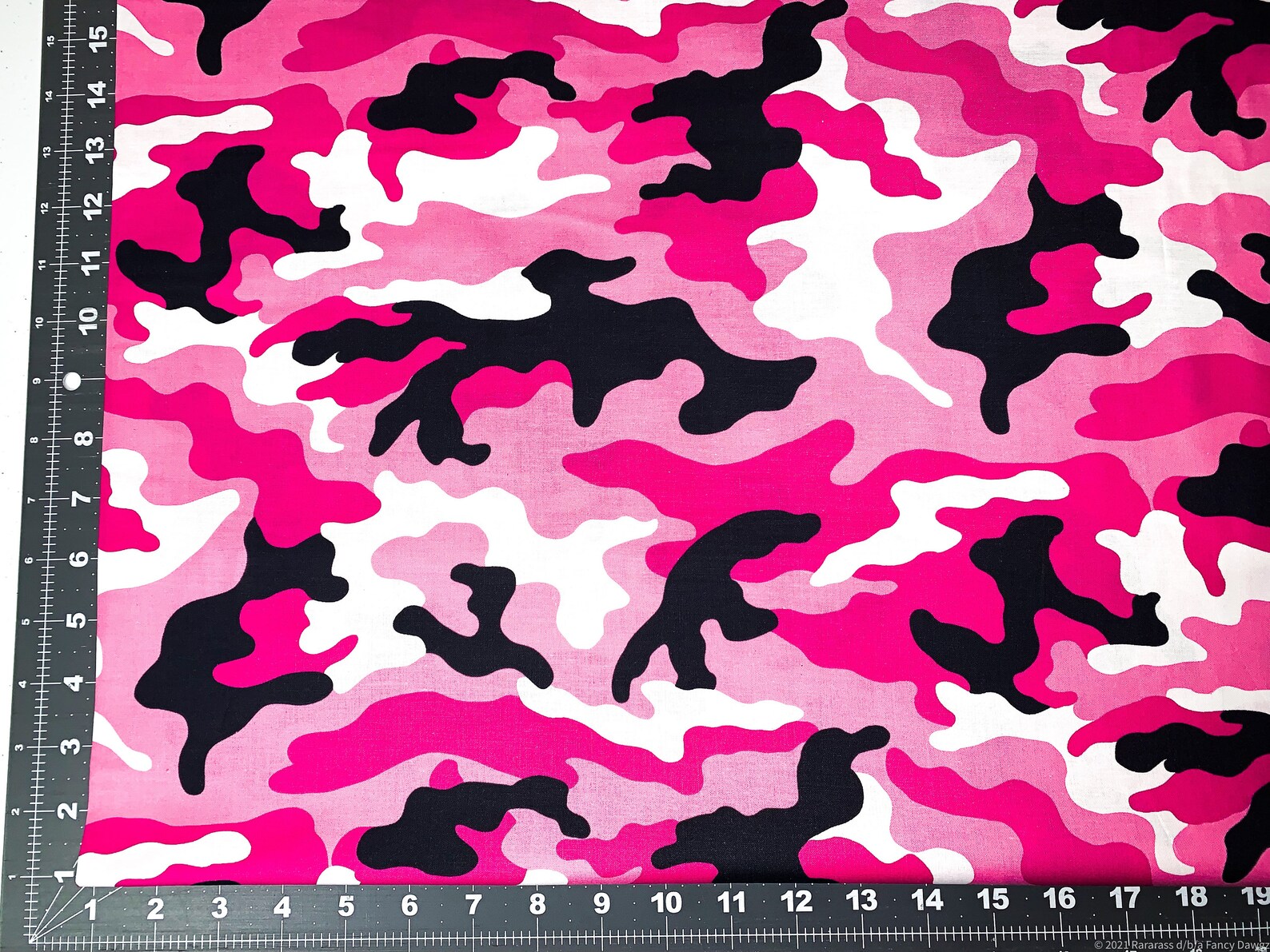 Pink Camouflage Fabric by the Yard Pink Camo Fabric Etsy