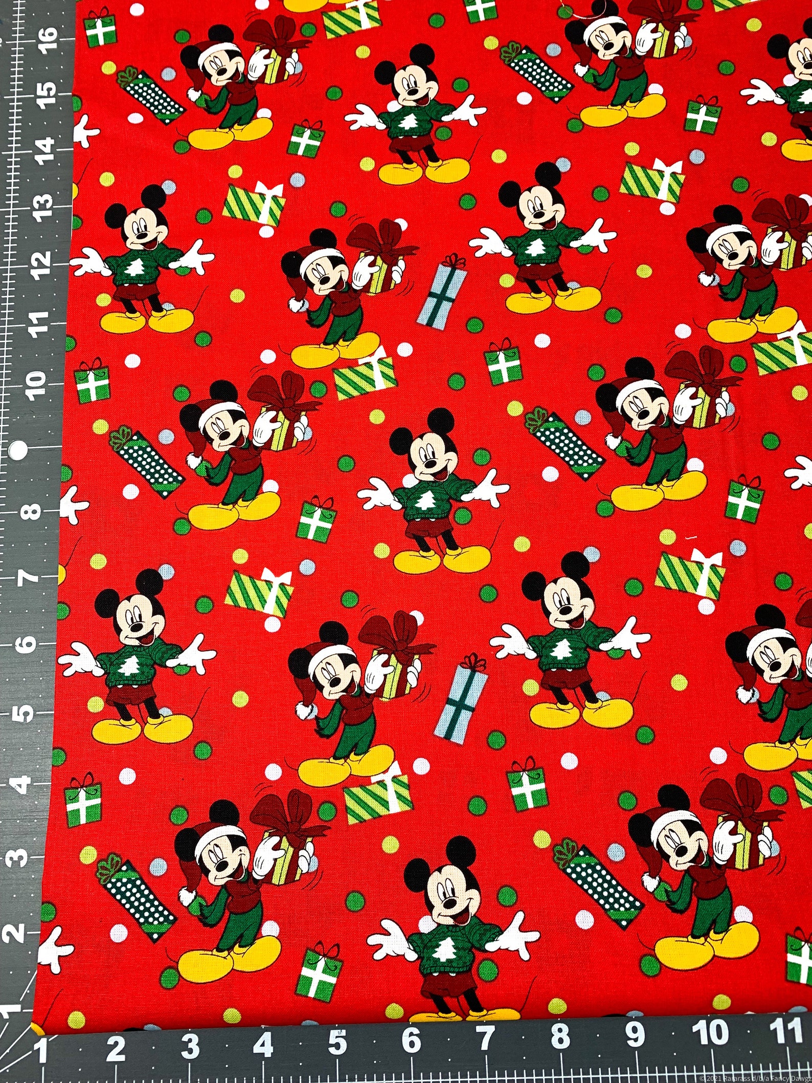 mickey mouse fabric toy box