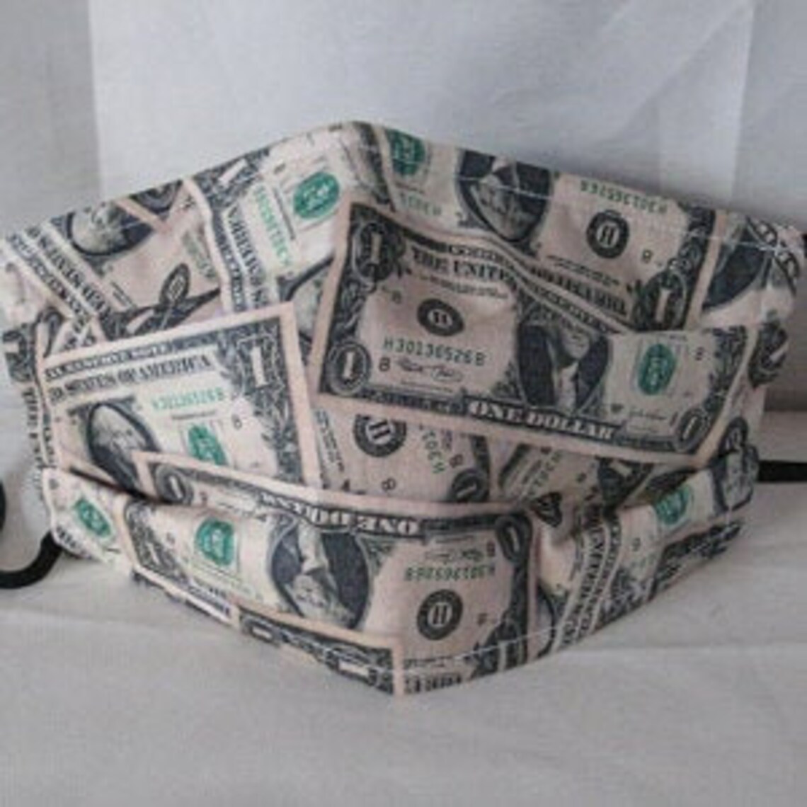 Money cotton fabric by the yard money fabric dollar bill Etsy