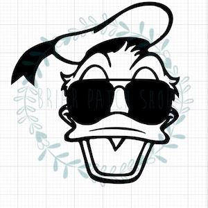 Donald duck iron on