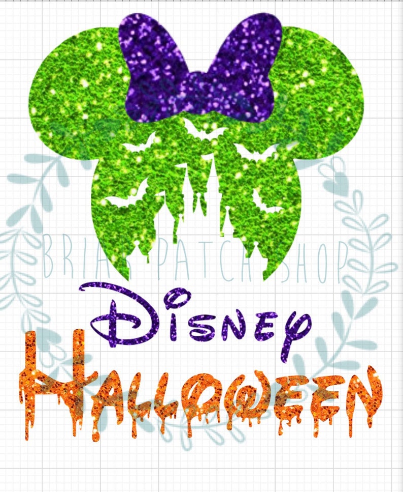 Disney Halloween Iron On - Etsy
