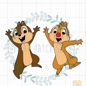 Chip and Dale iron on
