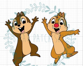 Chip and Dale iron on