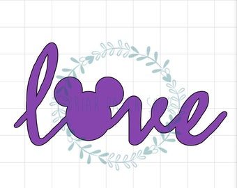 Disney love iron on