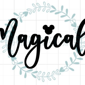 Disney magical iron on