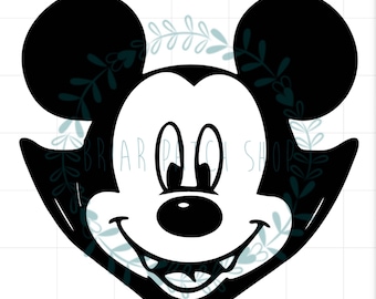 Vampire mickey iron on