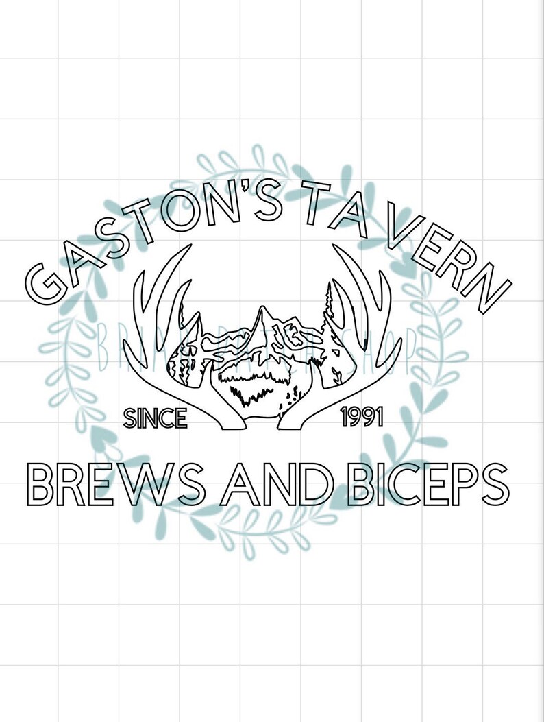 Gastons Tavern Iron On - Etsy