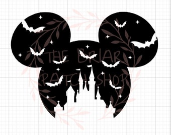 Spooky Mickey iron on