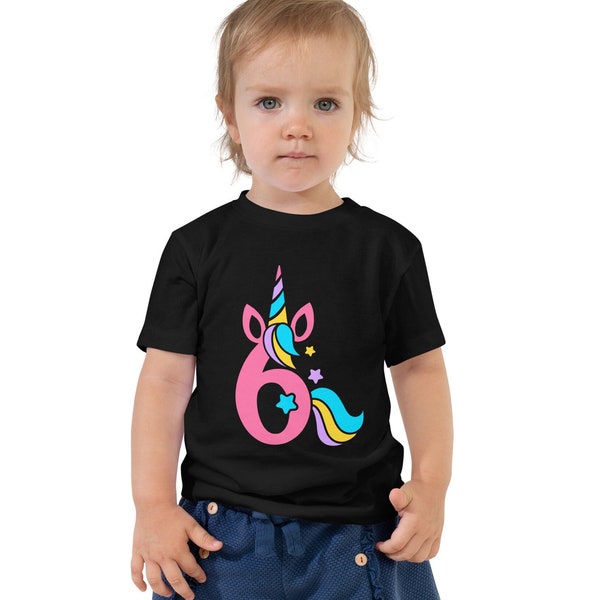 Chemise du 6e anniversaire, chemise de SIX anniversaire, chemise pour tout-petits du 6e anniversaire, t-shirt du sixième anniversaire, anniversaire de 6 ans, fête du 6e anniversaire