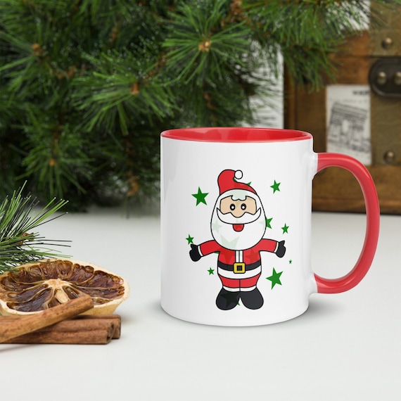 Santa Christmas Mugs for Kids Santa Claus Christmas Gift Coffee Mug Coffee  Cup Christmas Gift Santa Mug 