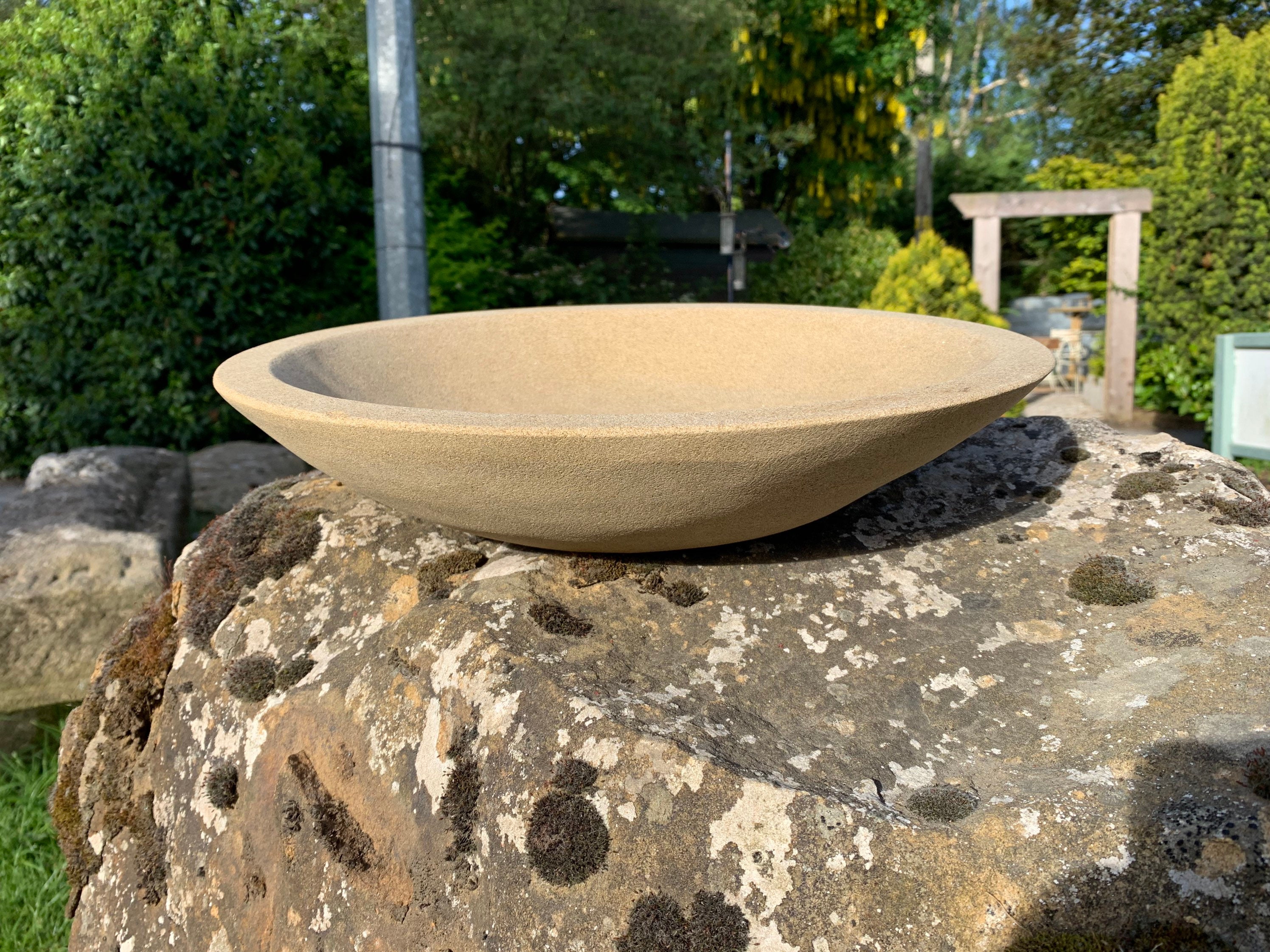 Solid Derbyshire Stone Bird Bowl Bird Bath Birdbath Bird Etsy UK