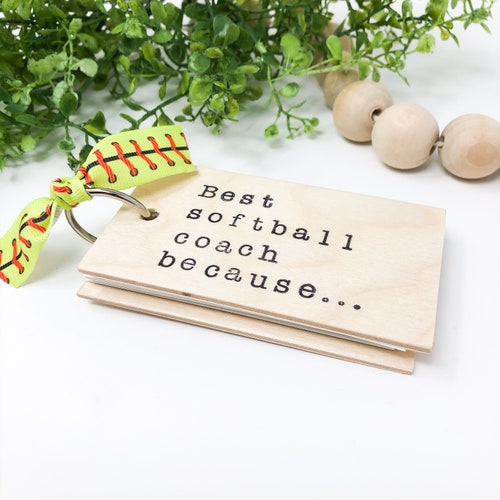 Gift for Coach Softball Coach Thank You Gift End of Season Etsy