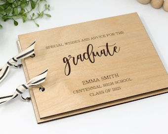 Graduation Guestbook Advice and Wishes Sign In Memory Book for Graduation Party Polaroid Guest Book