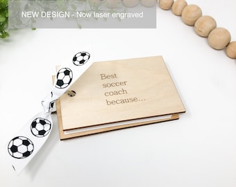 Soccer Coach Gift From Team End of Season Gift Best Soccer Coach Unique Gift Keepsake