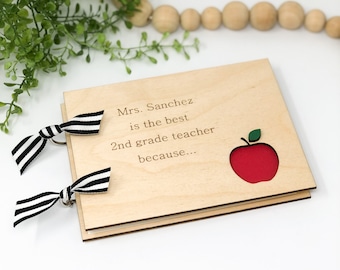 Gift for Teacher  - End of Year Gift - Teacher Appreciation- Gift From Students - Kindergarten 1st 2nd 3rd 4th 5th 6th TK