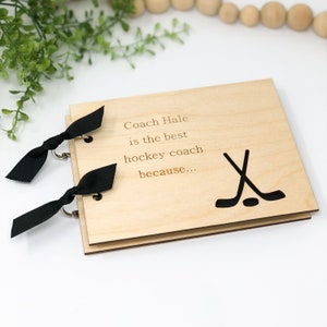 Personalized Gift for Hockey Coach Gift from Team End of Season Ice Hockey Coach Thank You Gift Best Hockey Coach Gift