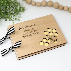 Gift for Teacher End of Year Gift Teacher Appreciation Bee Gift From Student Personalized Bee Student Teacher Gift From Class