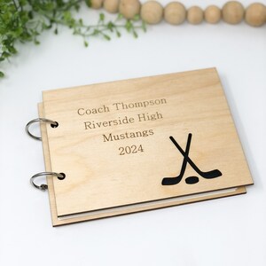 Personalized Hockey Coach Gift for Ice Hockey Coach Thank You Gift Fom Team End of Season Gift for Coach