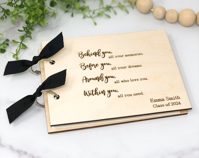 Personalized Graduation Guestbook, Memory Book