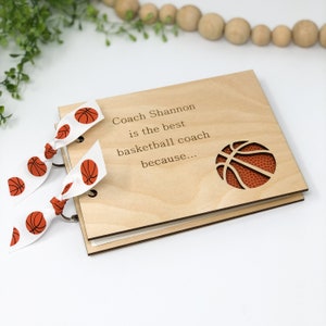 Basketball Coach Gift Personalized Gift for Coach Thank You Gift End of Season Keepsake Gift From Team