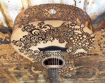 Custom Burnt Guitar