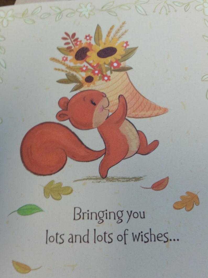 Greeting Card Hallmark Card Heartline Happy Thanksgiving Etsy
