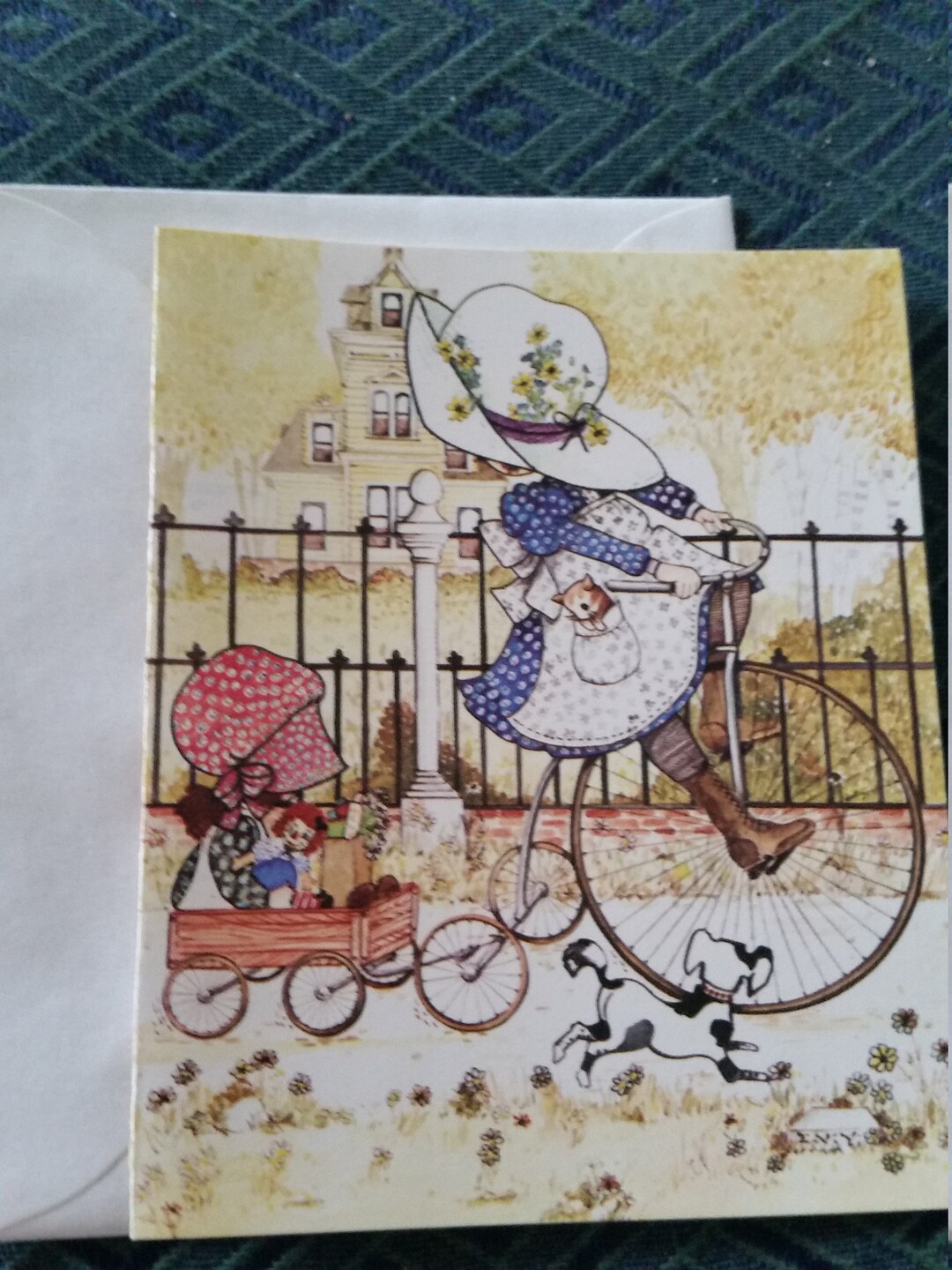 Vintage Greeting Card Vintage Blank Note Card Little Ivy Etsy