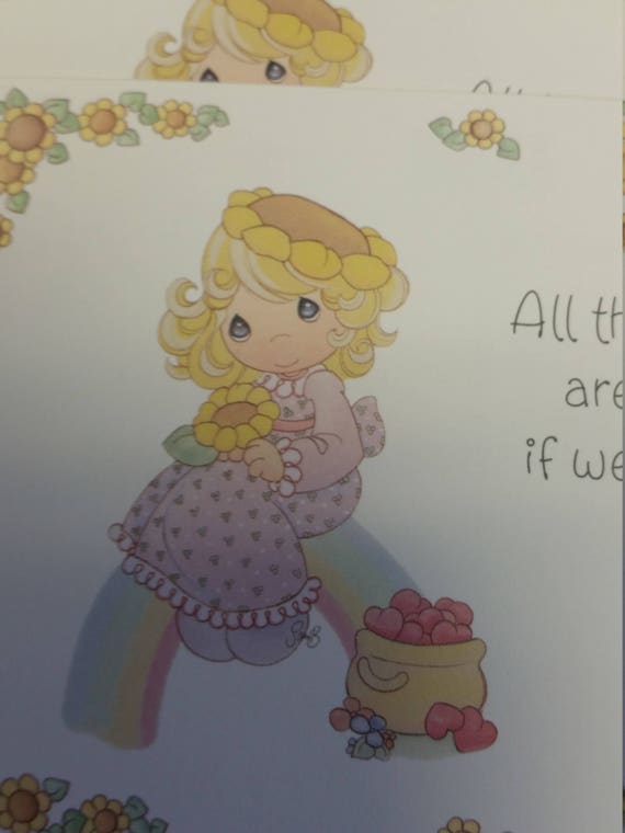 Home Furniture Diy Precious Moments Rainbow Note Or Thank You Cards Celebrations Occasions Home Furniture Diy Precious Moments Rainbow Note Or Thank You Cards Celebrations Occasions