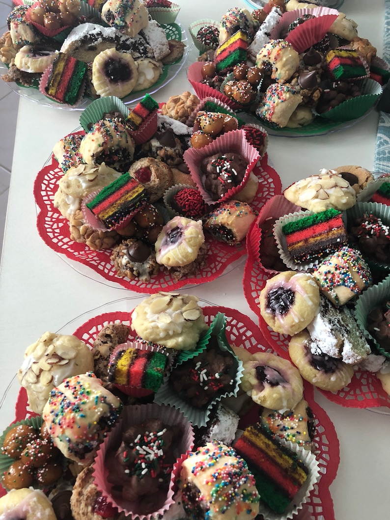 Italian cookies tray 2 dozen cookies | Etsy