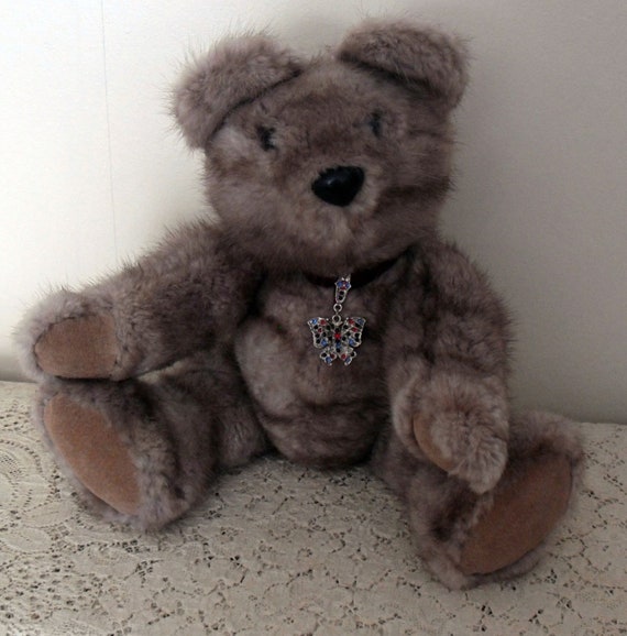 stuffed real bear