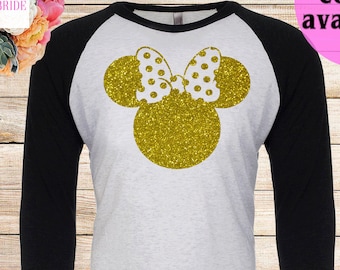 Mickey, Mickey Head Silhouette , Mickey Head Tank Top, Glitter Disney Raglan,Disney Mickey Shirt,Disney Head Shirt,Minnie Head Tank Top,T200