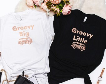 Große kleine Shirts. Kleine große Shirts, kleine große Sorority Shirts, Custom Sorority Geschenk, Passende Sorority T-Shirts, Little Reveal Shirt T308
