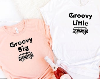 Große kleine Shirts. Kleine große Shirts, kleine große Sorority Shirts, Custom Sorority Geschenk, Passende Sorority T-Shirts, Little Reveal Shirt T308