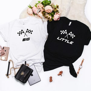 Big Little Shirts. Little big shirts, little big sorority shirts, Custom Sorority Gift , Race Car Sorority Shirts, Little Reveal shirt. T302