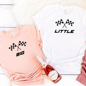 Big Little Shirts. Little big shirts, little big sorority shirts, Custom Sorority Gift , Race Car Sorority Shirts, Little Reveal shirt. T302