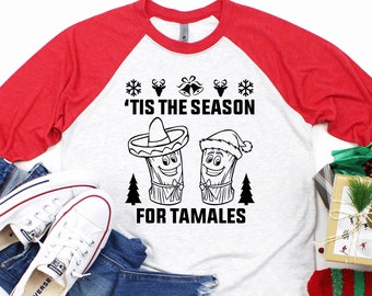 Suéter feo de Navidad, Suéter feo de Navidad, Sudadera de Tamales, Suéteres de Navidad Feos para Mujeres, Sudadera Fea de Navidad Mexicana T463