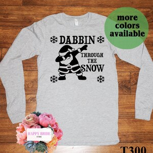 Christmas Sweaters,Dabbin Sweater,Ugly Christmas Raglan,Hohoho Matching Sweatshirts, Ugly Sweater Party, Ugly Christmas Sweater Party T300