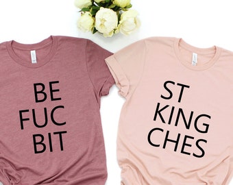Best Friends Shirt, Funny Friends Shirt, Best Friends matching tee, Best Friend Gift, Best Friend Shirt for 3,Bachelorette party shirts T436
