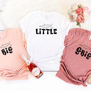 Big Little Shirts.Sorority Family Shirts,little big sorority shirts,Custom Sorority Gift,big little shirts disney, Little Reveal shirt. T303