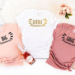 Big Little Shirts. Little big shirts, little big sorority shirts, big little tee, Big Little Sorority Little Big, Little Reveal shirt. T326