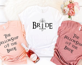 Vrijgezellenfeest shirts. Lord Bride.LoTR.Movie thema bachelorette shirt. Bruidsmeisje tank . BRUID VAN RINGEN. Bruidsmeisjes film bachelorette T248