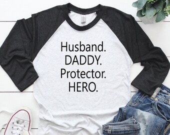 Fathers Day Shirt,Husband.Daddy.Protector. Hero,Grandpa tee.Father day gift,Dad Husband Gift,Dad Birthday Gift,Quarantine dad,Yoda Gift T430