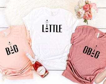 Big Little Shirts. Little big shirts, little big sorority shirts, Custom Sorority Gift, Matching Sorority T-Shirts, Little Reveal shirt T307
