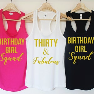 Treinta y fabulosos, treinta AF, camisa de cumpleaños número 30, camisa de cumpleaños, camiseta de fiesta de cumpleaños, regalos de cumpleaños número 30 para mujeres, camisa de cumpleaños de 30. T179